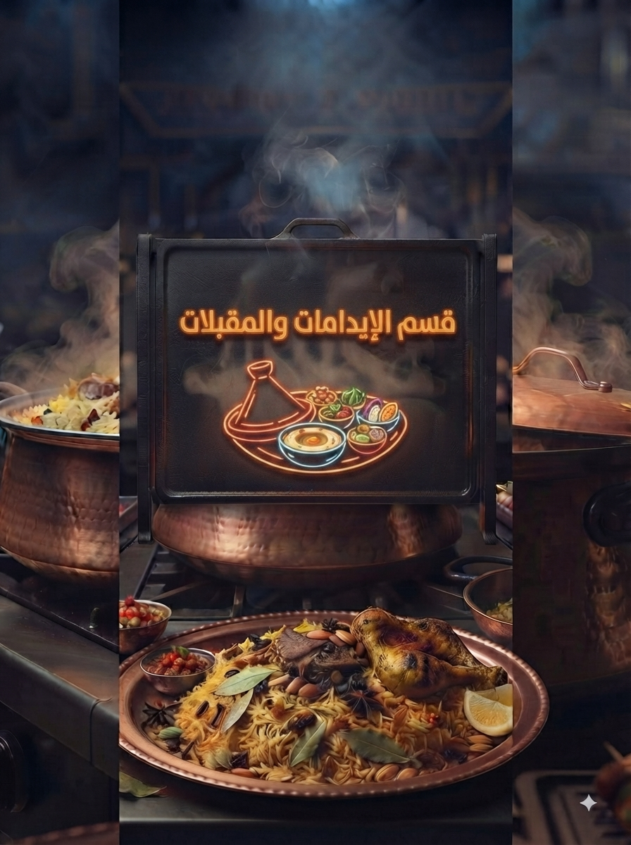قسم الايدامات والمقبلات
