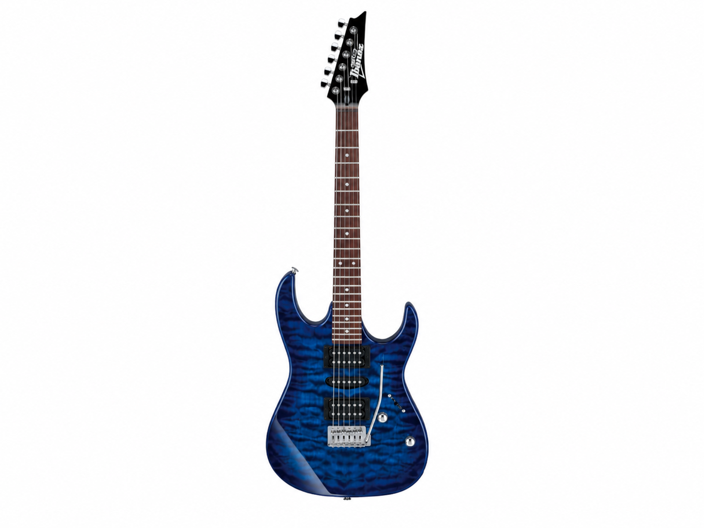 Ibanez GRX70QA TBB Trans Blue Electric Guitar Solid Body