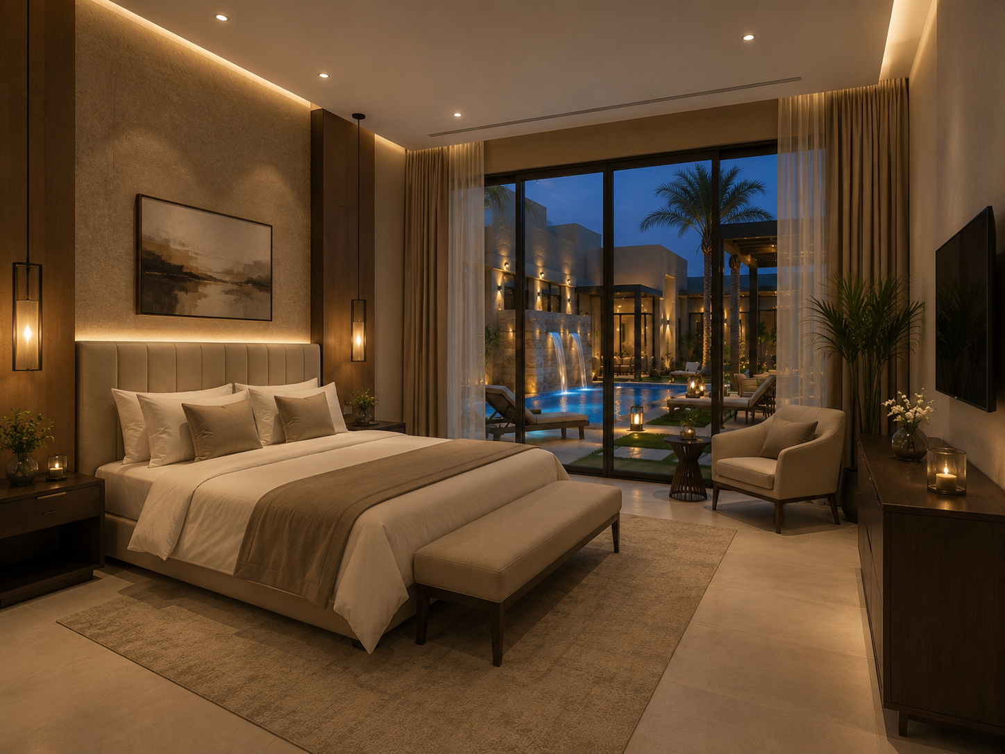 غرفة النوم الرئيسية 🛏️✨