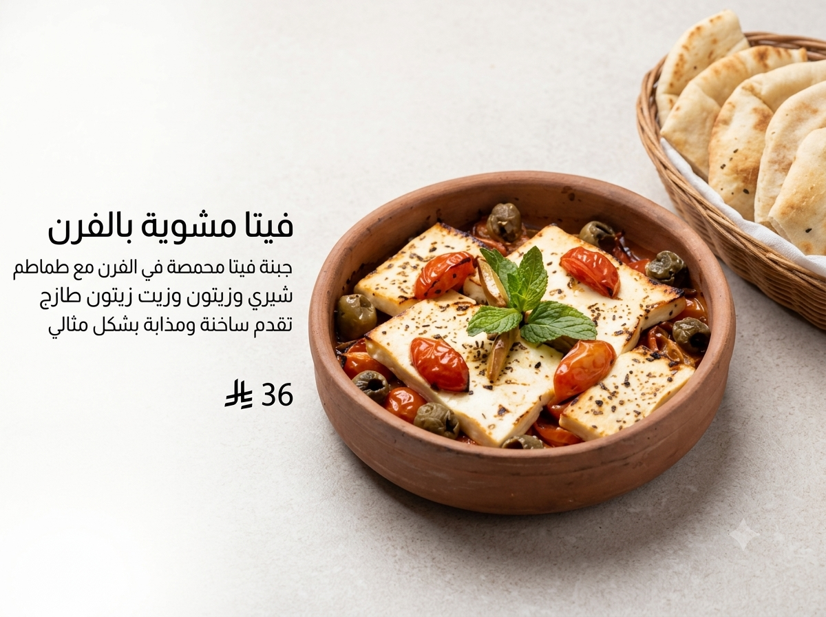 فيتا مشوي بالفرن