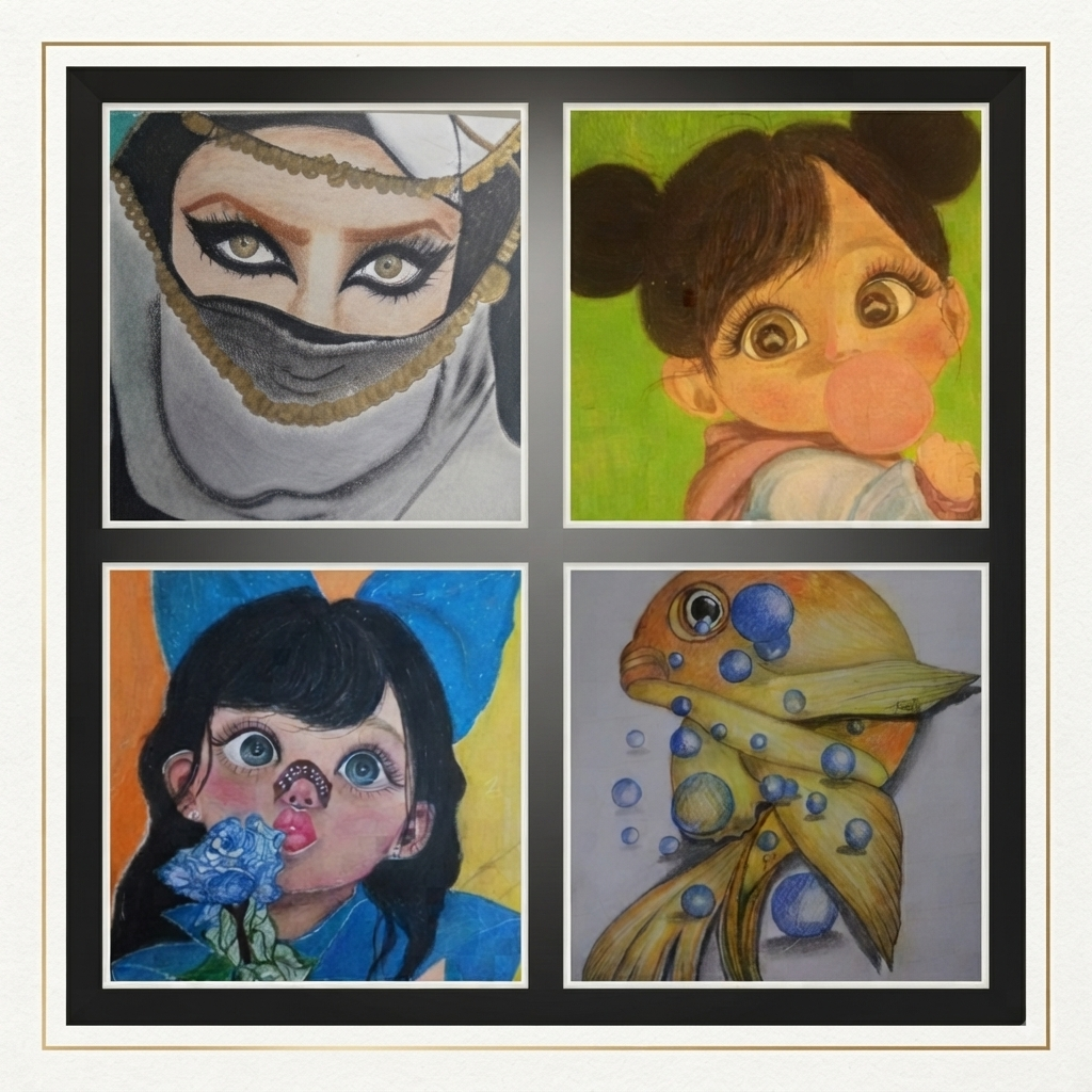 رسم ملون انمي